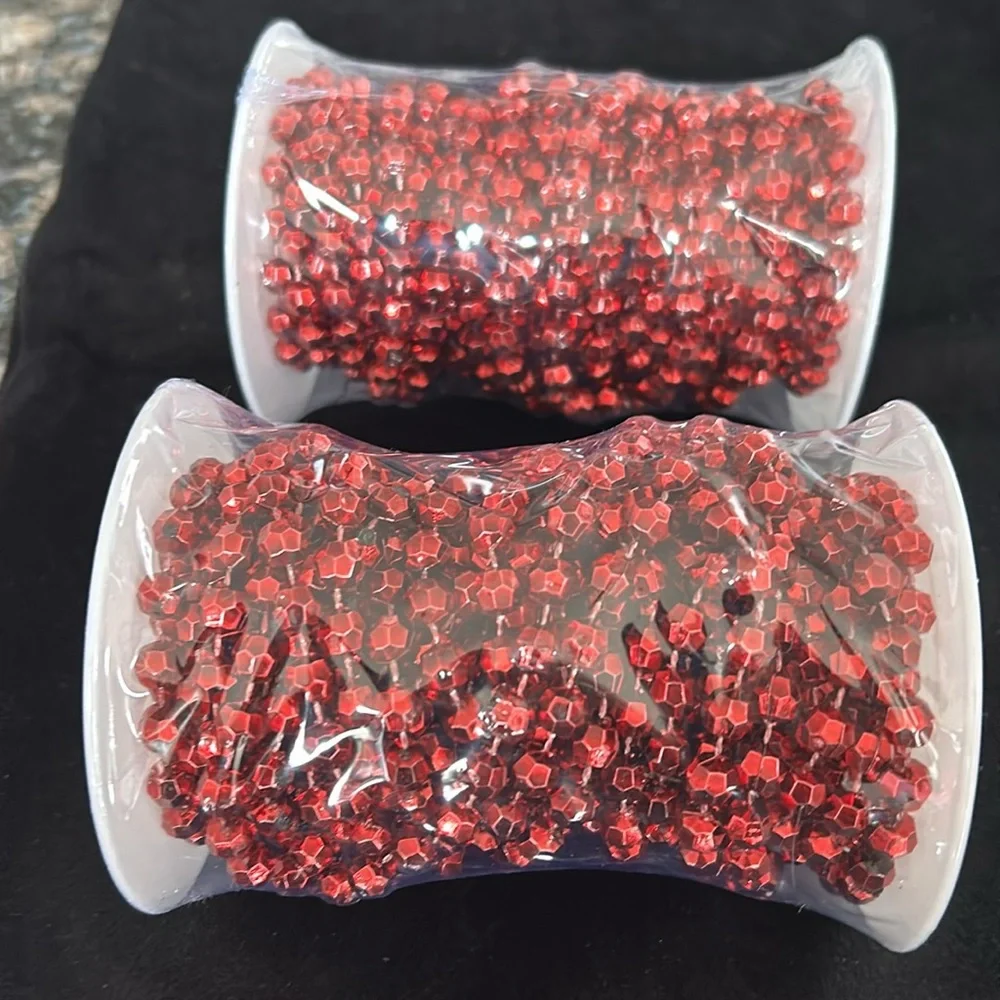 CELEBRATE IT BEADED GARLAND LOT IF 2 NWT